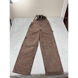 Carhartt Nwt Men's Size 34 W X 30 L Sandstone Bib Overall Double Knee R06 CHT